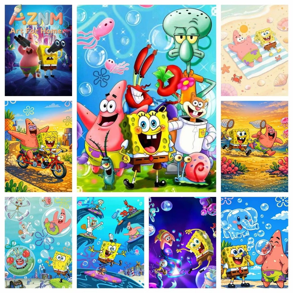 Home Cinema Classic - 1pc Cute F-Funny-Sponge Bob Poster Canvas