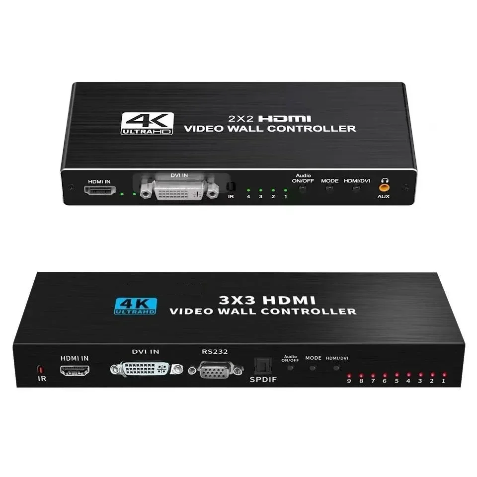 Home Cinema Screen - 4K 3x3 Video Wall Controller 1x2