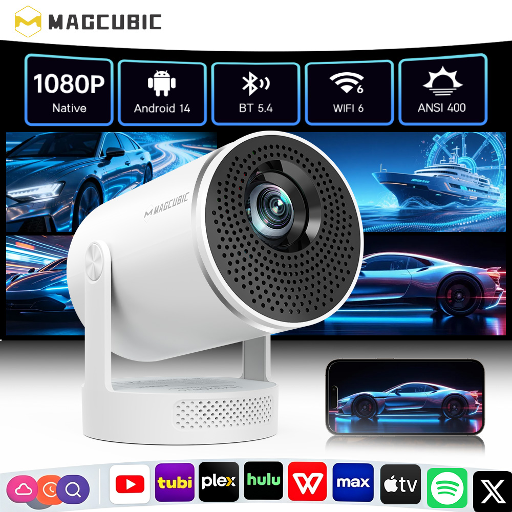 Home Cinema Focal - Magcubic Android 14 Native 1080P 8K