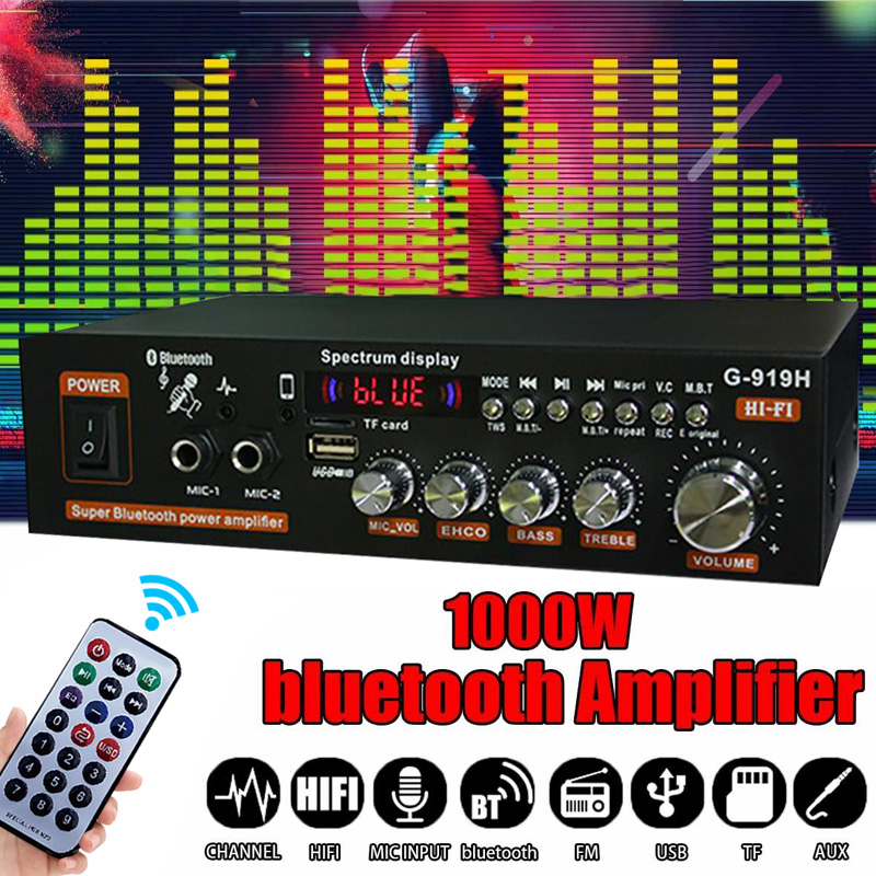 Home Cinema Bluetooth - G-919H 1000W Home Power Amplifiers Audio