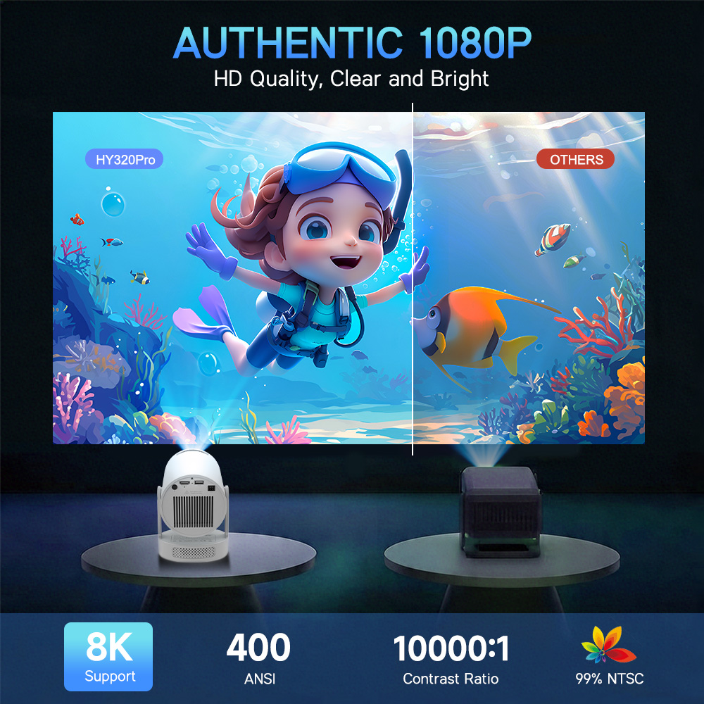 Magcubic Android 14 Native 108 - đánh giá và giá Home Cinema Focal
