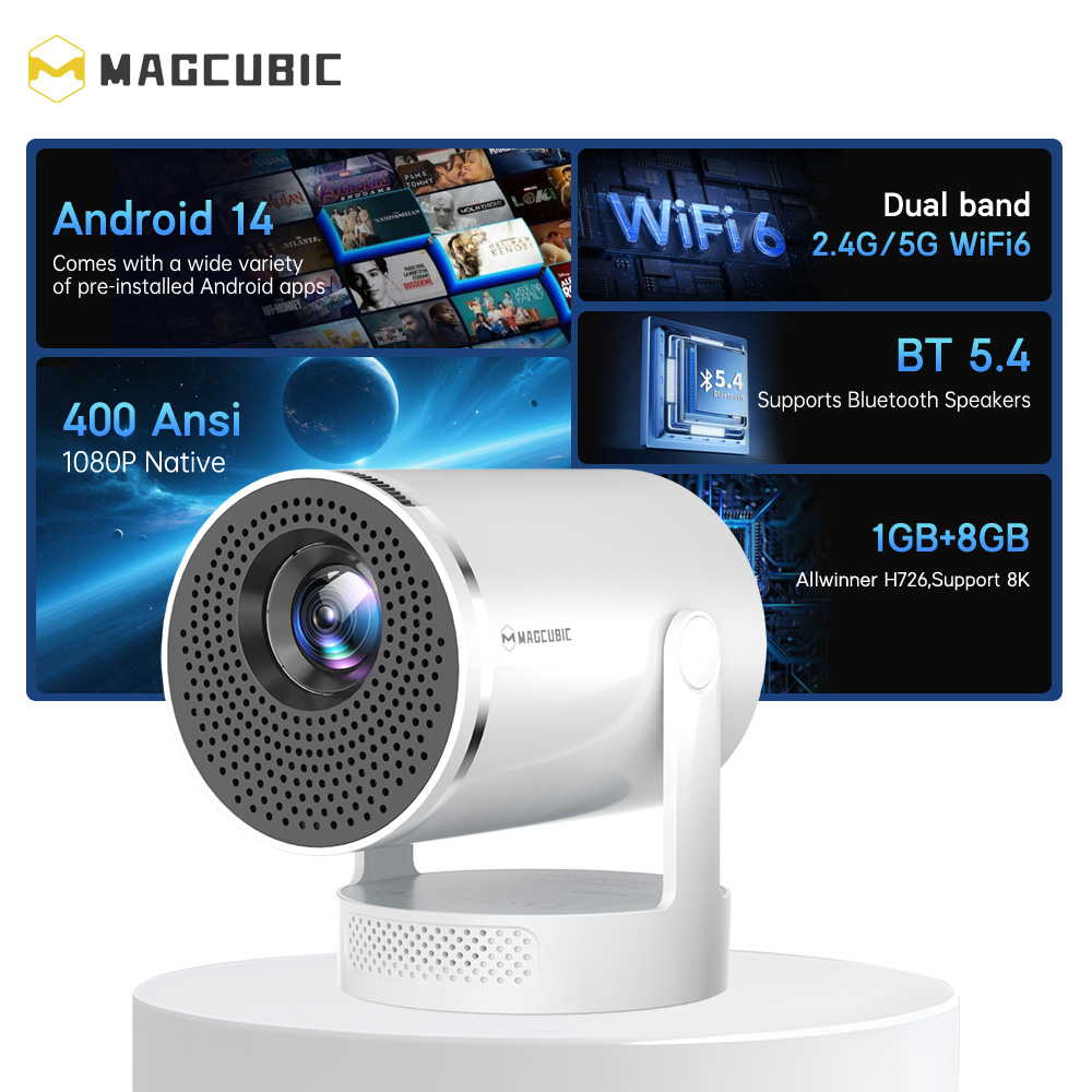 Magcubic Android 14 Native 108 - đánh giá và giá Home Cinema Focal