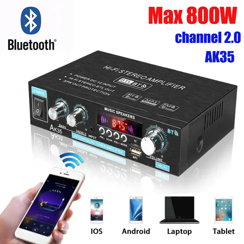 AK35 HiFi Digital Bluetooth Am - đánh giá và giá Home Cinema Bluetooth