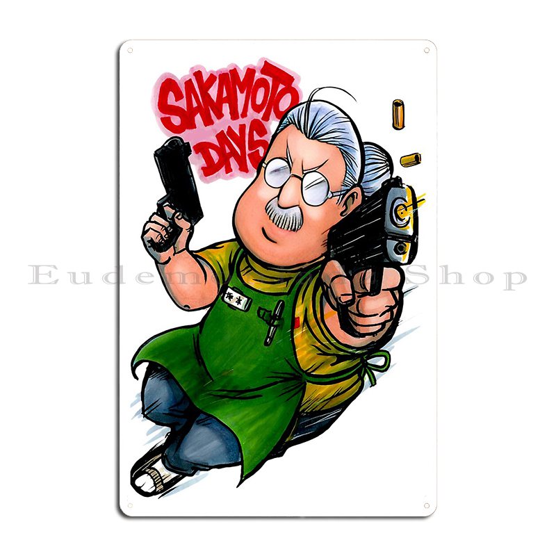 Chibi Sakamoto Days Metal Sign - đánh giá và giá Home Cinema Today