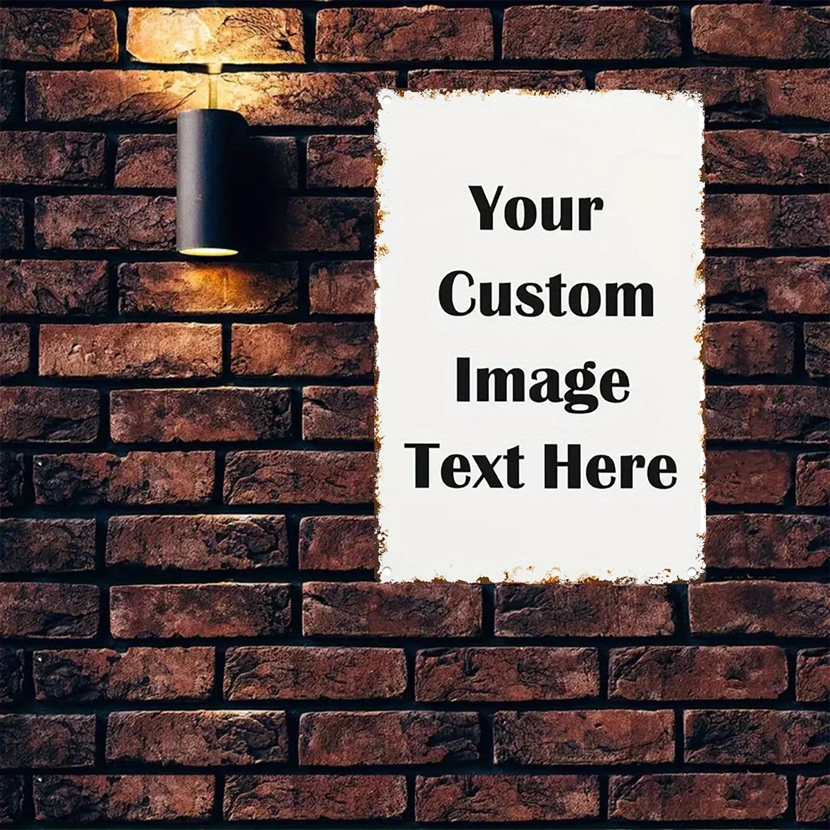 Custom Photo & Text Tin Sign - - đánh giá và giá Home Cinema Classic