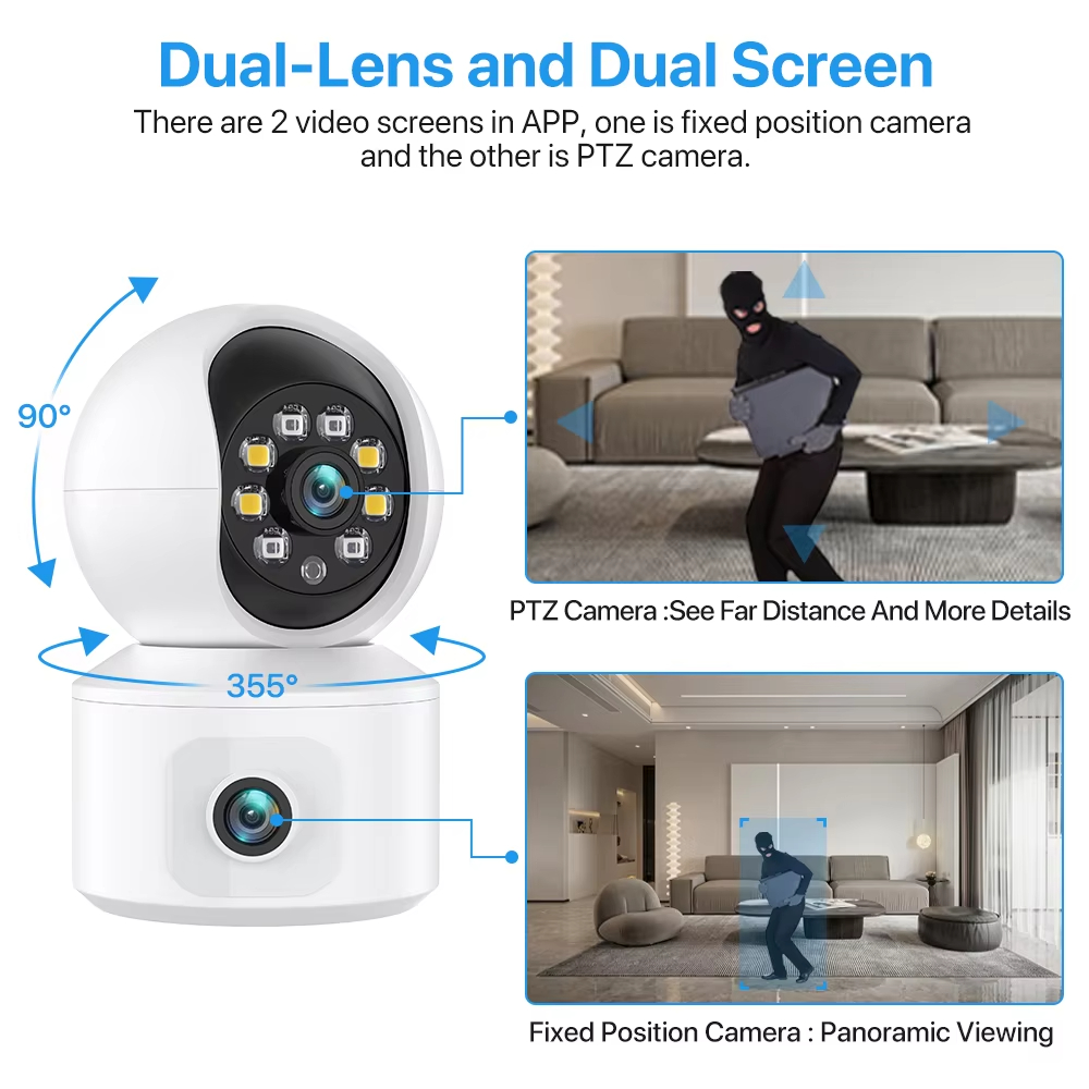 6MP iCsee WiFi IP Camera Dual  - đánh giá và giá Home Cinema Screen