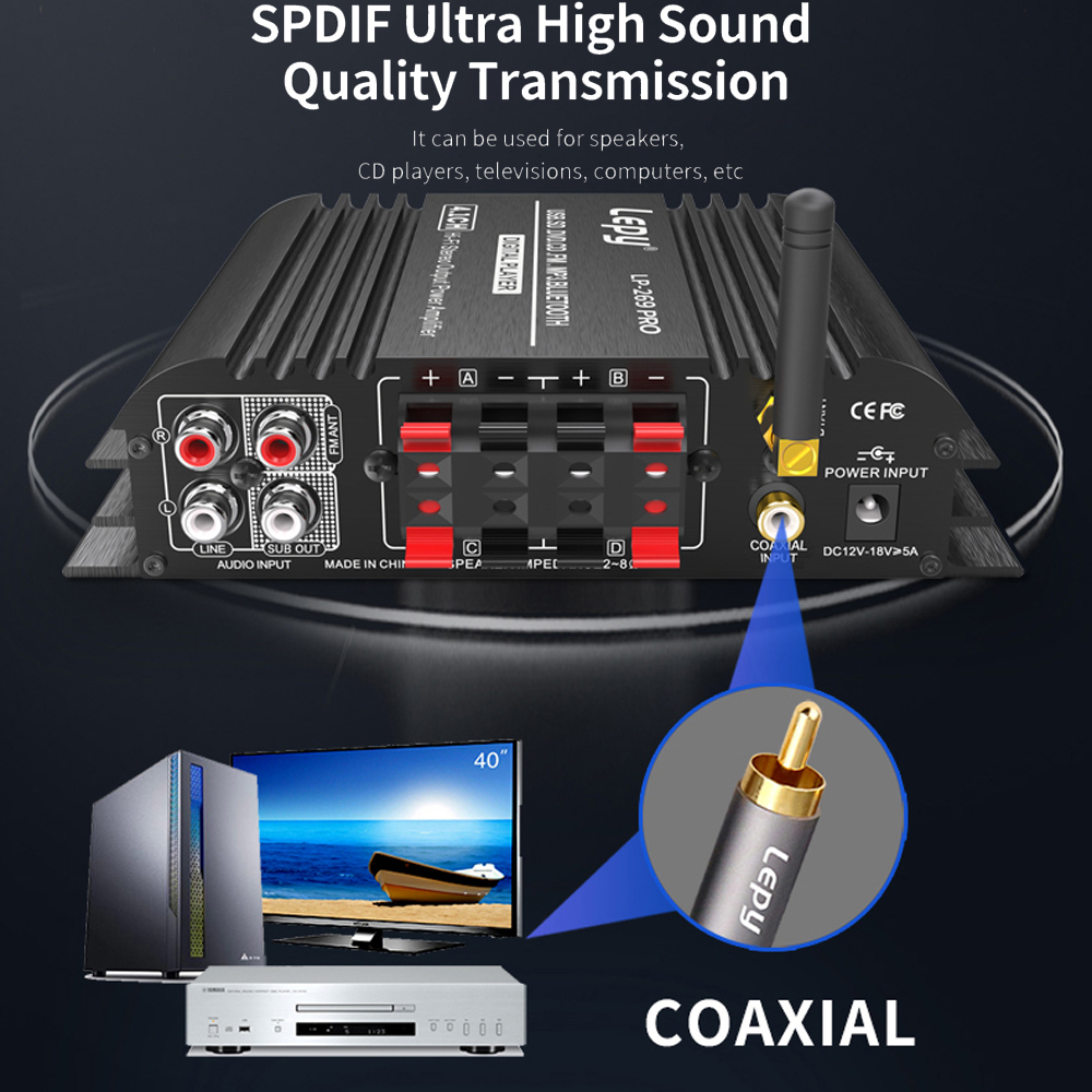 LEPY LP-269PRO 4.1 Channel Amp - đánh giá và giá Home Cinema Bluetooth