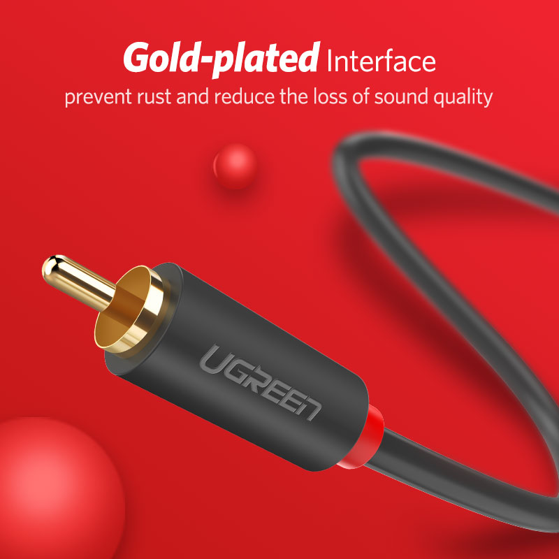 UGREEN 2RCA Ra 2 Đầu RCA Đực C - đánh giá và giá Home Cinema Beamer