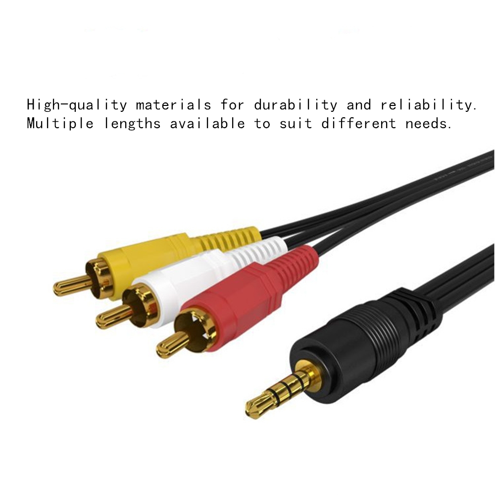 3.5mm to 3 RCA Audio Video Cab - đánh giá và giá Home Cinema Beamer
