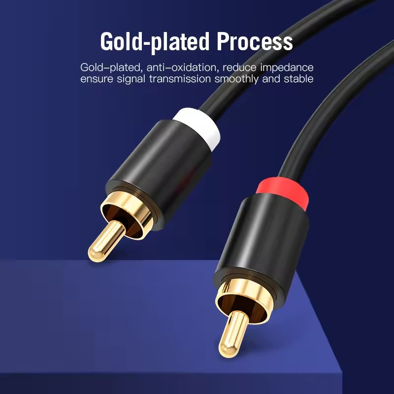 HIFI Stereo RCA Cable 2RCA to  - đánh giá và giá Home Cinema Beamer