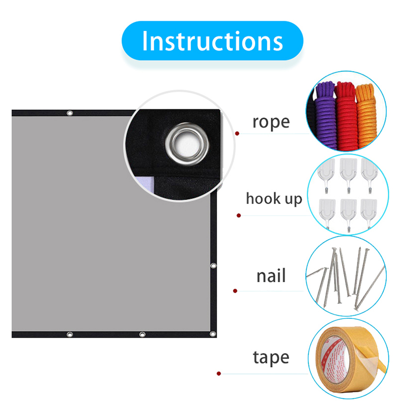 LEJIADA Projector Screen 60-13 - đánh giá và giá Home Cinema Screen