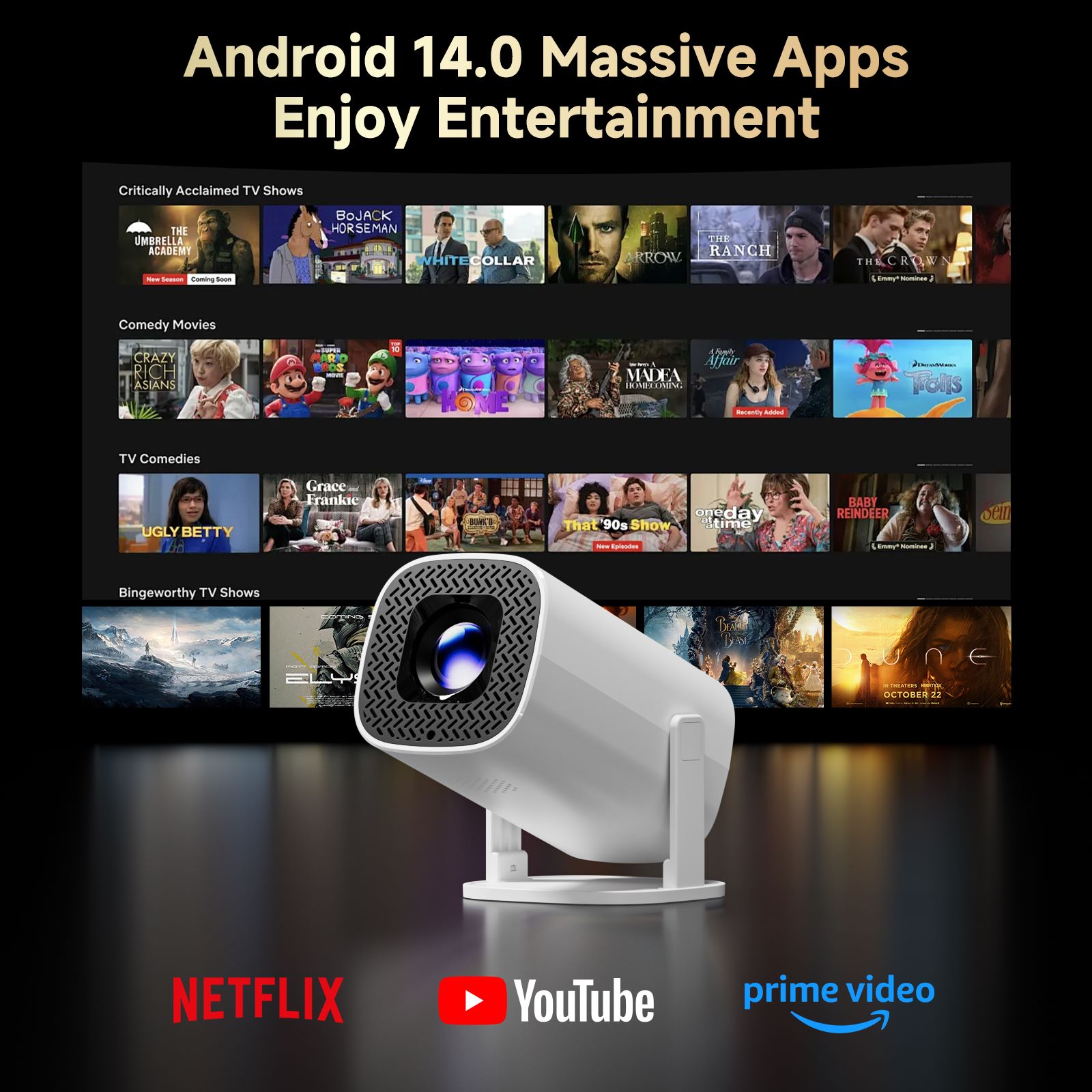 P30 PRO Smart Mini Projector A - đánh giá và giá Home Cinema Focal