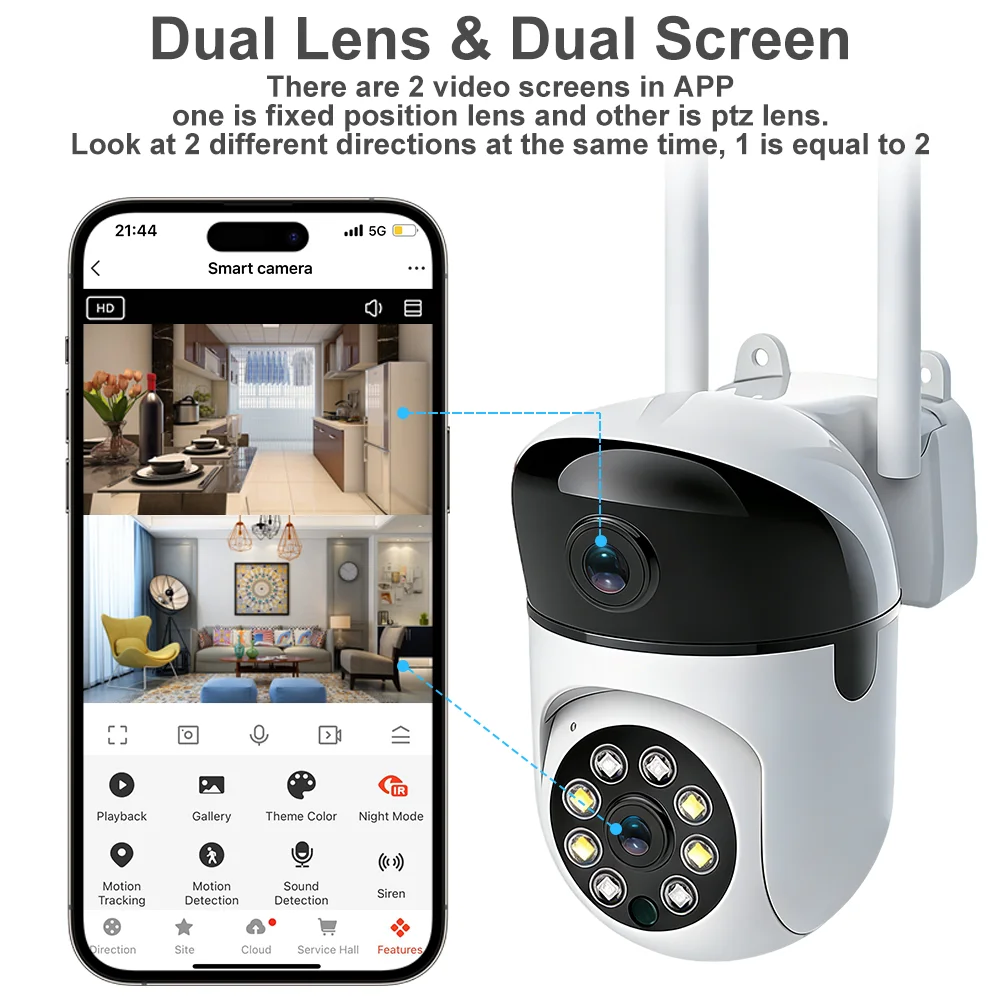 Indoor Camera Wifi Tuya Smart  - đánh giá và giá Home Cinema Screen