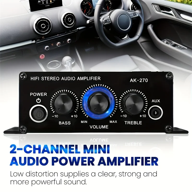 AK-270 400W Mini Power Amplifi - đánh giá và giá Home Cinema Beamer